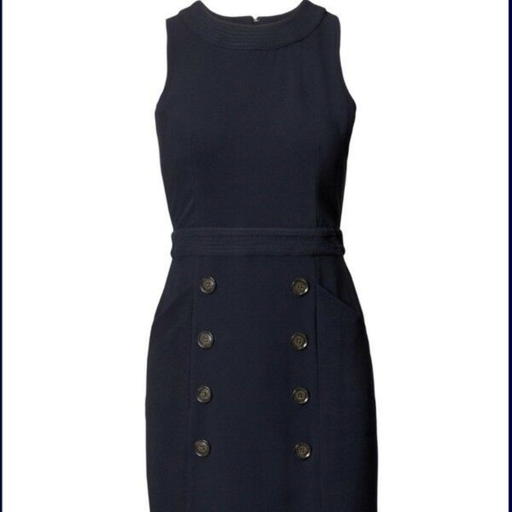 Banana Republic Blue Work Dress